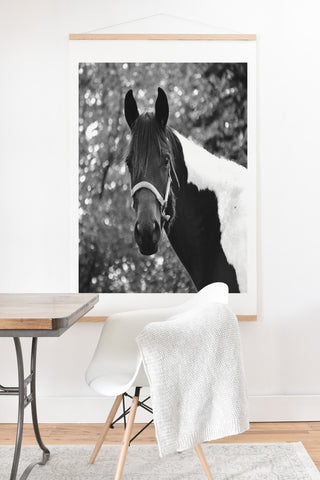 Allyson Johnson Horse Portrait Art Print And Hanger