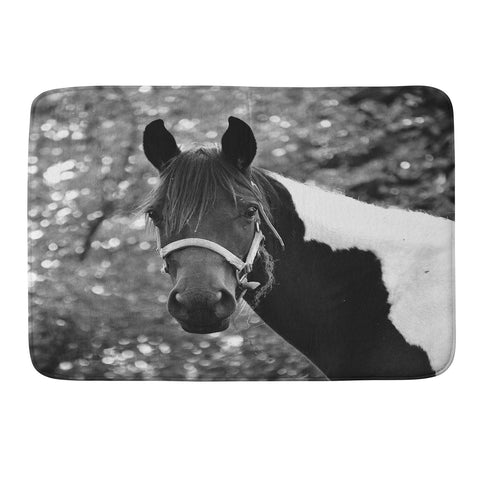 Allyson Johnson Horse Portrait Memory Foam Bath Mat