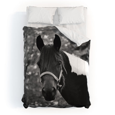 Allyson Johnson Horse Portrait Comforter