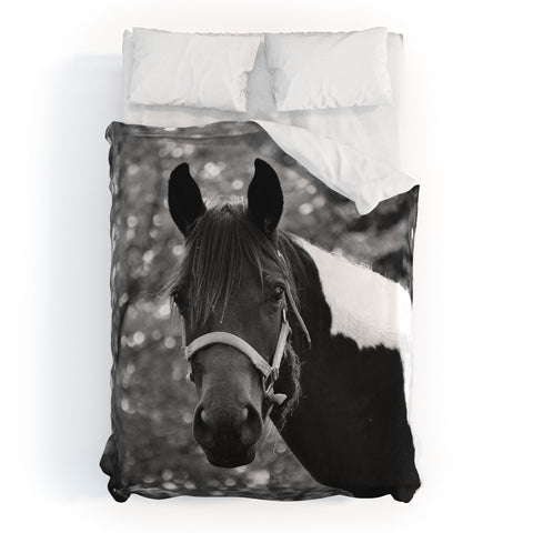 Allyson Johnson Horse Portrait Duvet Cover