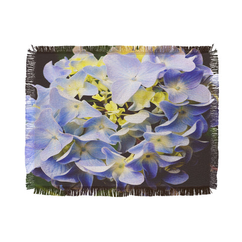 Allyson Johnson Hydrangea Flower Throw Blanket