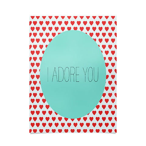 Allyson Johnson I Adore You Poster