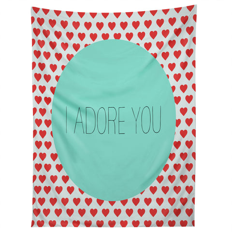 Allyson Johnson I Adore You Tapestry