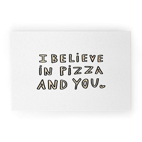 Allyson Johnson I believe in pizza and you Welcome Mat