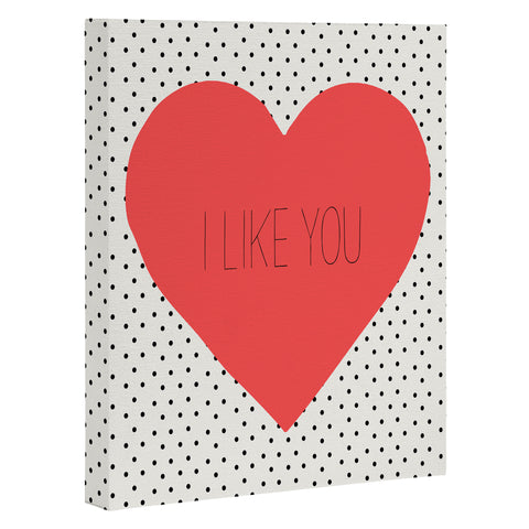 Allyson Johnson I Like You Art Canvas