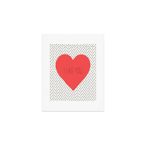 Allyson Johnson I Like You Art Print