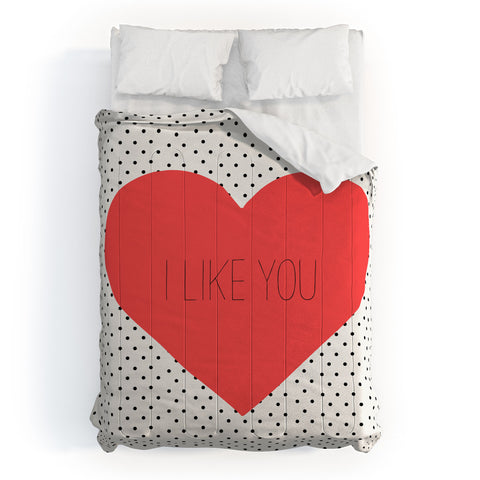 Allyson Johnson I Like You Comforter