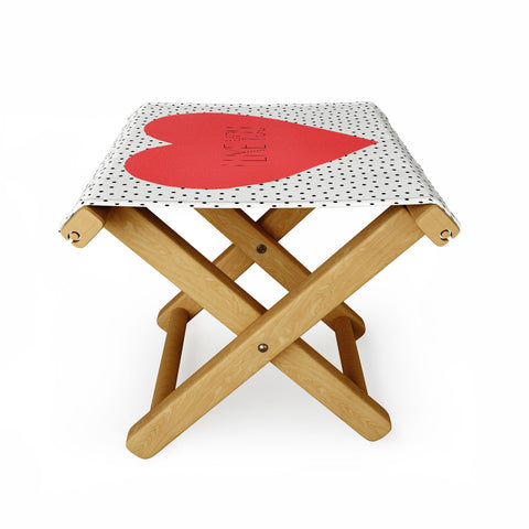 Allyson Johnson I Like You Folding Stool