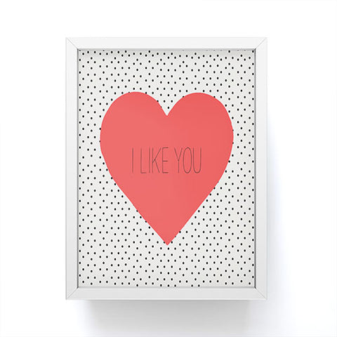 Allyson Johnson I Like You Framed Mini Art Print