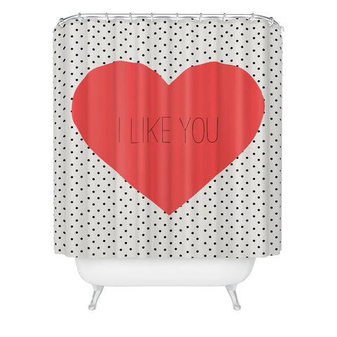 Allyson Johnson I Like You Shower Curtain