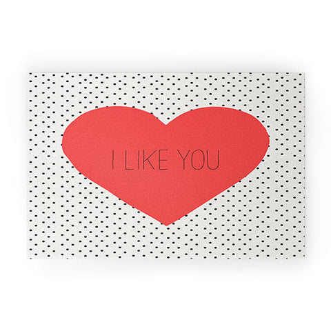 Allyson Johnson I Like You Welcome Mat