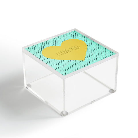 Allyson Johnson I Love You Acrylic Box