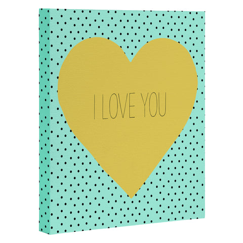 Allyson Johnson I Love You Art Canvas