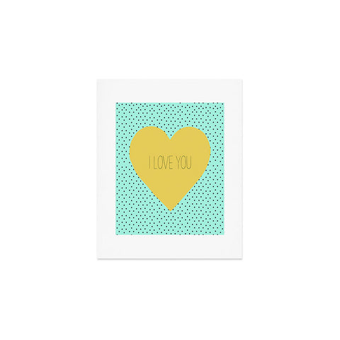 Allyson Johnson I Love You Art Print