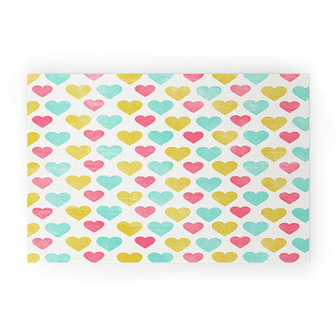 Allyson Johnson I Love You With All My Heart Welcome Mat