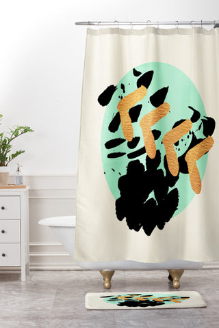 Allyson Johnson In love Shower Curtain And Mat