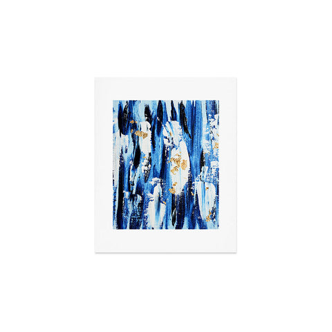 Allyson Johnson Indigo Abstract Art Print