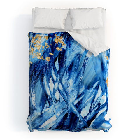 Allyson Johnson Indigo Abstract ll Duvet Cover