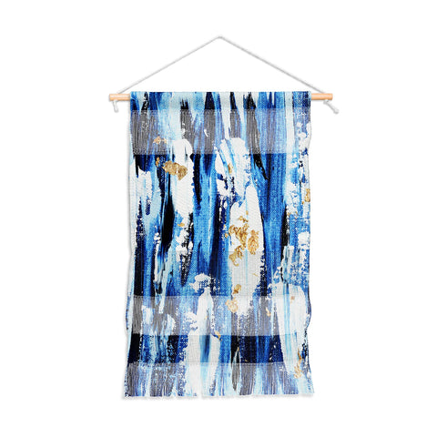 Allyson Johnson Indigo Abstract Wall Hanging Portrait
