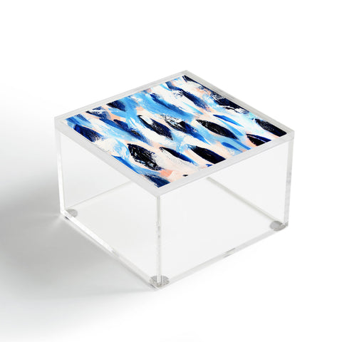 Allyson Johnson Indigo Salmon ll Acrylic Box