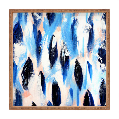 Allyson Johnson Indigo Salmon ll Square Tray