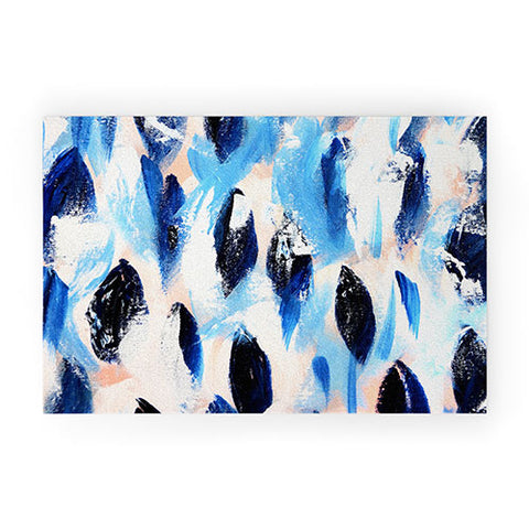 Allyson Johnson Indigo Salmon ll Welcome Mat