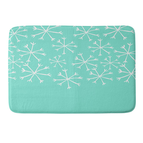 Allyson Johnson Its snowing Memory Foam Bath Mat