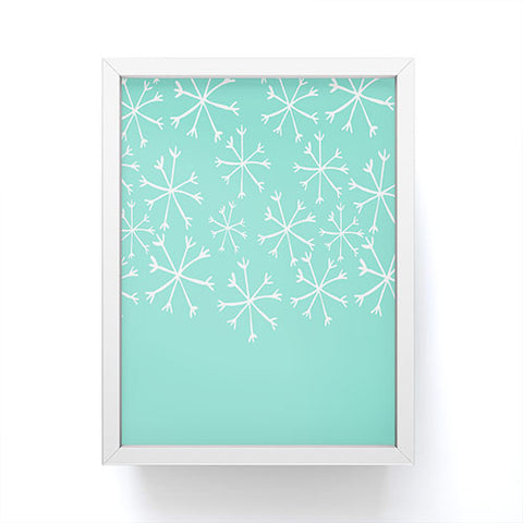 Allyson Johnson Its snowing Framed Mini Art Print