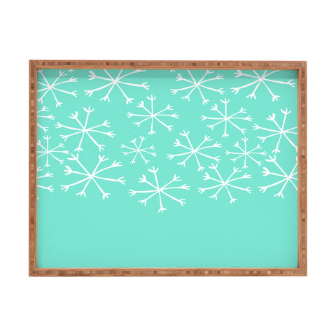 Allyson Johnson Its snowing Rectangular Tray
