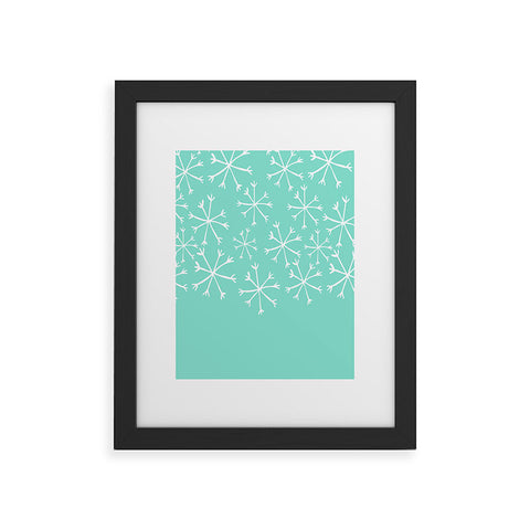 Allyson Johnson Its snowing Framed Art Print