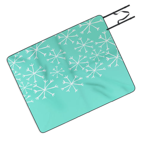 Allyson Johnson Its snowing Picnic Blanket
