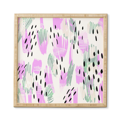 Allyson Johnson Jordan Bold abstract Framed Wall Art