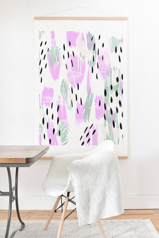 Allyson Johnson Jordan Bold abstract Art Print And Hanger