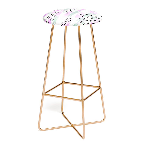 Allyson Johnson Jordan Bold abstract Bar Stool