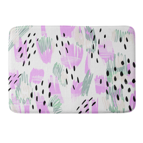 Allyson Johnson Jordan Bold abstract Memory Foam Bath Mat