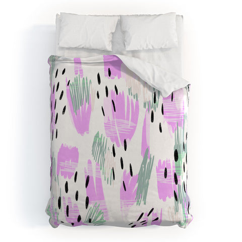 Allyson Johnson Jordan Bold abstract Duvet Cover
