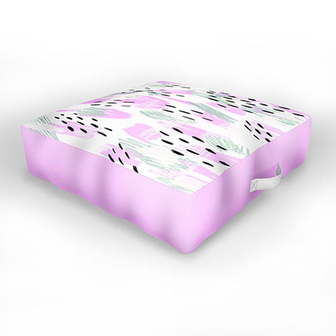 Allyson Johnson Jordan Bold abstract Outdoor Floor Cushion