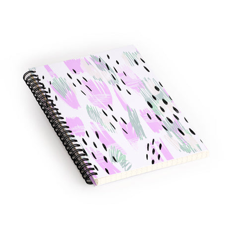 Allyson Johnson Jordan Bold abstract Spiral Notebook