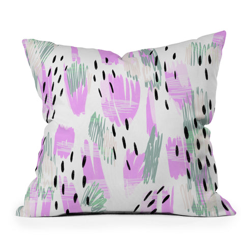 Allyson Johnson Jordan Bold abstract Throw Pillow