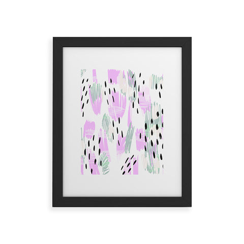 Allyson Johnson Jordan Bold abstract Framed Art Print