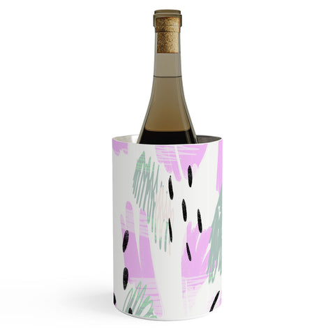 Allyson Johnson Jordan Bold abstract Wine Chiller