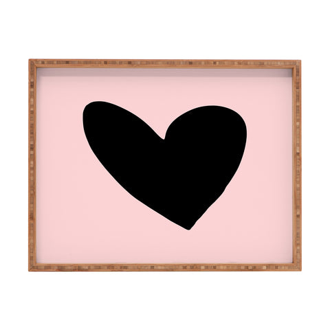 Allyson Johnson Just a heart Rectangular Tray