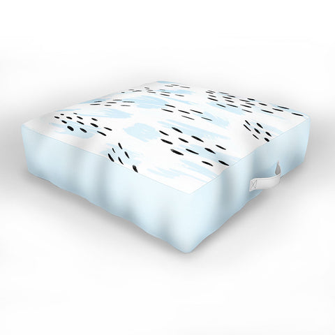 Allyson Johnson Lacey Bold Abstract Outdoor Floor Cushion