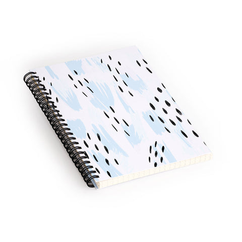 Allyson Johnson Lacey Bold Abstract Spiral Notebook