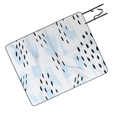 Allyson Johnson Lacey Bold Abstract Picnic Blanket