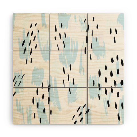 Allyson Johnson Lacey Bold Abstract Wood Wall Mural