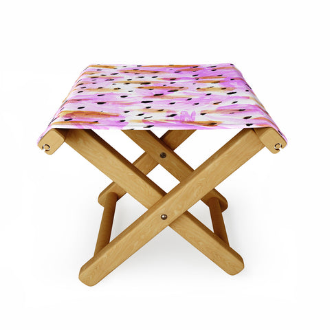 Allyson Johnson Lavender Spring Folding Stool