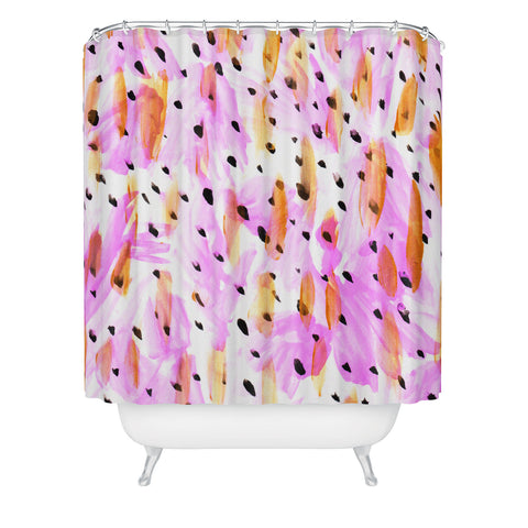 Allyson Johnson Lavender Spring Shower Curtain