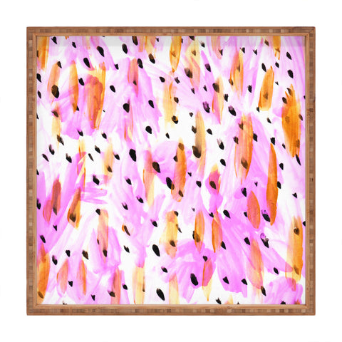 Allyson Johnson Lavender Spring Square Tray