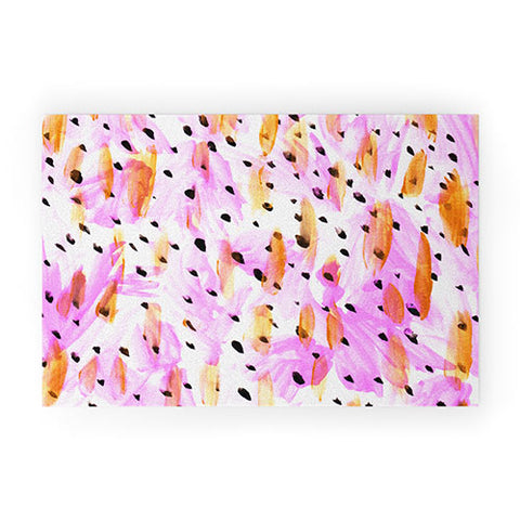 Allyson Johnson Lavender Spring Welcome Mat